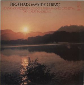 Martino Tirimo Brahms: Piano Concerto No. 1 1980 UK vinyl LP CFP40343