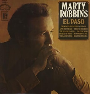 Marty Robbins El Paso 1971 UK vinyl LP SHM726