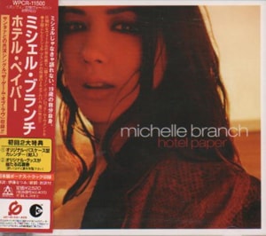 Michelle Branch Hotel Paper 2003 Japanese CD album WPCR-11500