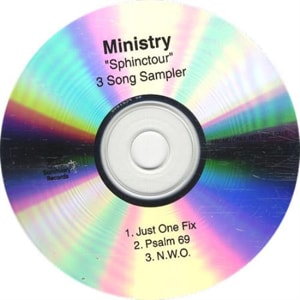 Ministry Sphinctour - 3 Song Sampler 2002 USA CD-R acetate CDR ACETATE