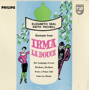 Original Cast Recording Excerpts From Irma La Douce EP 1958 UK 7 vinyl BBE12242