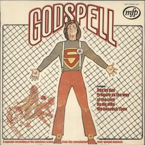 Original Cast Recording Godspell 1972 UK vinyl LP MFP5271