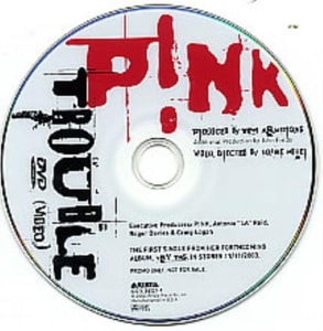 Pink Trouble 2003 USA DVD Single 56321-9