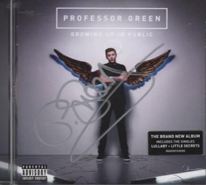 Professor Green Growing Up In Public - Autographed 2014 UK CD album CDV3115