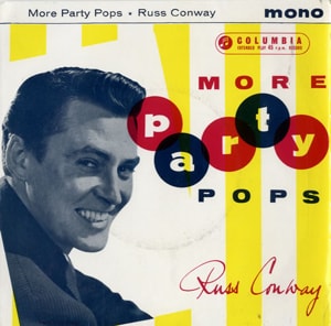 Russ Conway More Party Pops EP 1959 UK 7 vinyl SEG7957
