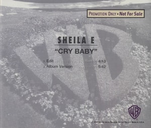 Sheila E Cry Baby 1991 USA CD single PRO-CD-4987