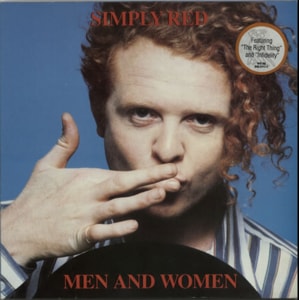 Simply Red Men And Women - Hype Stickered Sleeve 1987 UK vinyl LP WX85