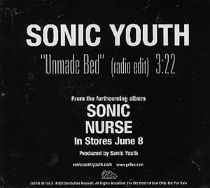 Sonic Youth Unmade Bed 2004 USA CD single GEFR-11157-2