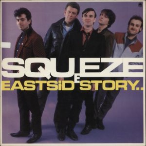 Squeeze East Side Story - Gold Promo Stamped 1981 USA vinyl LP SP4854