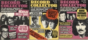 The Beatles Quantity of Three Record Collector Magazines 1982 UK magazine THREE MAGAZINES