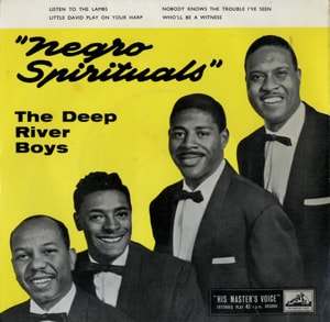 The Deep River Boys Negro Spirituals EP 1959 UK 7 vinyl 7EG8445