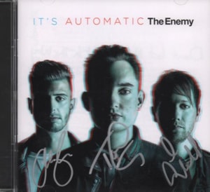 The Enemy It's Automatic - Autographed 2014 UK CD album VAM001