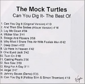 The Mock Turtles Can You Dig It - The Best Of 2003 UK CD-R acetate CDR ACETATE