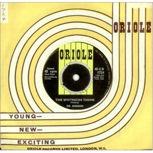The Spotnicks The Spotnicks Theme 1962 UK 7 vinyl 45-CB1724