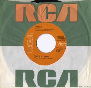 The Sweet The Six Teens 1974 USA 7 vinyl LPB0-5037