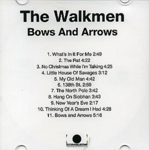The Walkmen Bows And Arrows 2004 UK CD-R acetate CD-R ACETATE