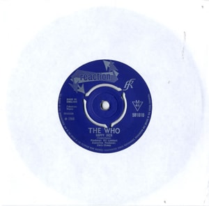 The Who Happy Jack - 3pr - VG 1966 UK 7 vinyl 591010