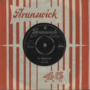 The Who My Generation - 1st - EX 1965 UK 7 vinyl 05944