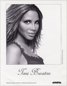 Toni Braxton Snowflakes 2001 USA press pack PRESS PACK
