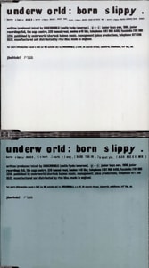 Underworld Born Slippy 1996 UK 2-CD single set JBO44CDS1/2
