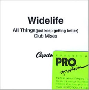Widelife All Things (Just Kepp Getting Better) - Club Mixes USA CD-R acetate CDR ACETATE