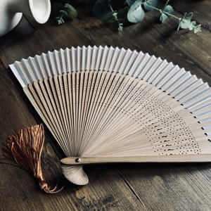 Bamboo and Paper Hand Fan