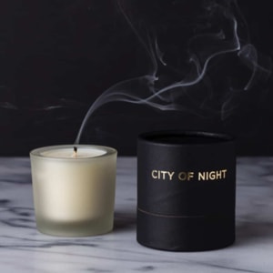 Curious Egg City of night candle by tatine
