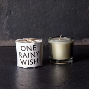 'One Rainy Wish' candle by Tatine