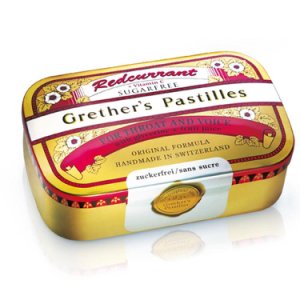 Grethers Pastilles Redcurrant Senza Zucchero