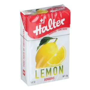 Halter Bonbons lemon, sugar free