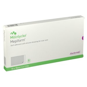 Mepiform Self-Adhesive Bandage Anti-Scarfs 10cm x 18cm