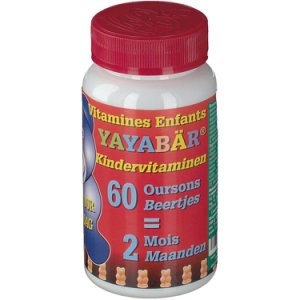YayabÄr® Yayabar multivitamins bears bonbons 60
