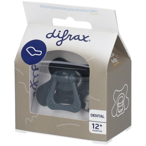 difrax® Schnuller - Dental Blau +12 Monate
