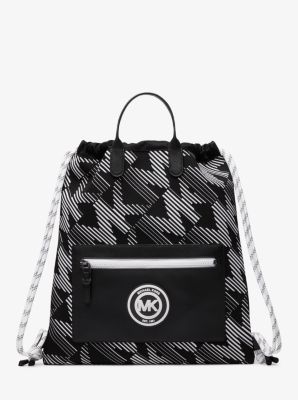Michael Kors Brooklyn logo drawstring backpack