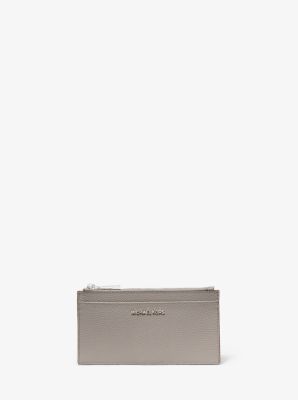 Michael Kors Large pebbled leather card case