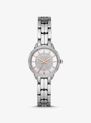 Michael Kors Mini allie silver-tone watch