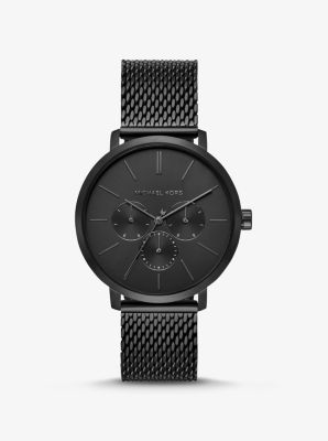 Michael Kors Oversized blake black-tone mesh watch