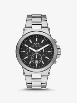 Michael Kors Oversized dylan silver-tone watch