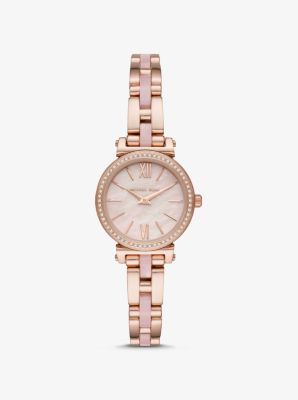 Petite Sofie Rose Gold-Tone And Acetate Watch