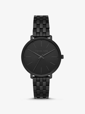 Michael Kors Pyper black-tone watch