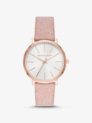 Michael Kors Pyper rose gold-tone swarovskiÂ® crystal embellished watch