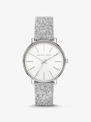 Michael Kors Pyper silver-tone swarovskiÂ® crystal embellished watch