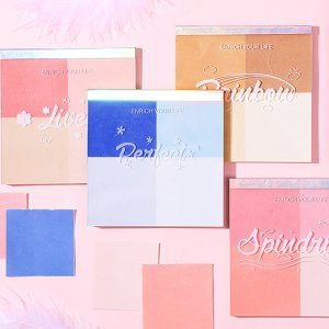 Shein 1pack random color block sticky note