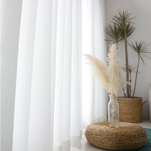 1pc Solid Color Curtain