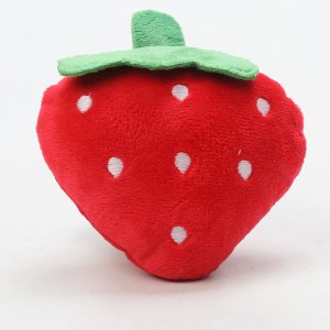 Shein 1pc strawberry shaped dog chew toy