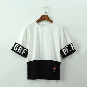 Boys Letter Graphic Spliced Tee