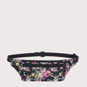 Shein Girls floral graphic fanny pack