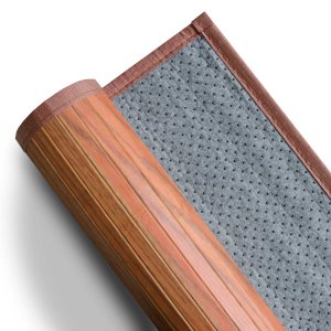 Bamboo bathroom mat | Magenta | 50 x 80 cm