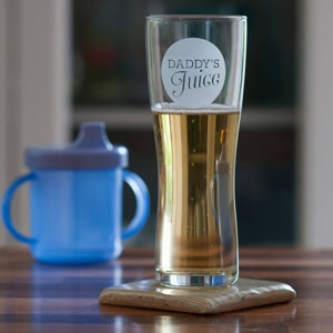 Daddy's Juice Beer Glass