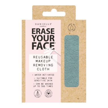Erase Your Face - Pastel Blue Reusable Makeup Removing Cloth - Single